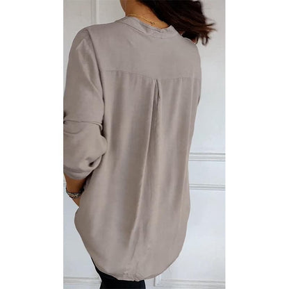 Hadley™ Top Casual de Patchwork con Lentejuelas Brillantes