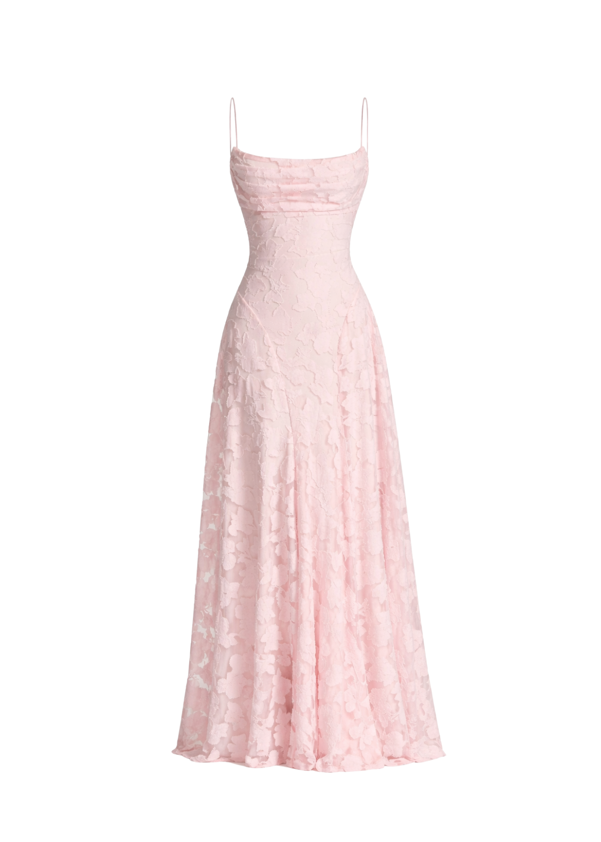 Elegant Lace Corset Maxi Dress