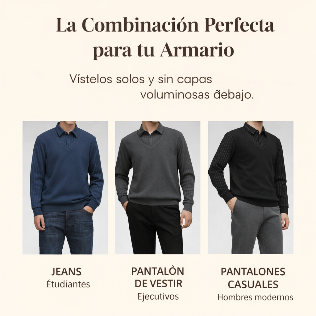 Vernaro™ Camisa Algodón Ajuste Cómodo