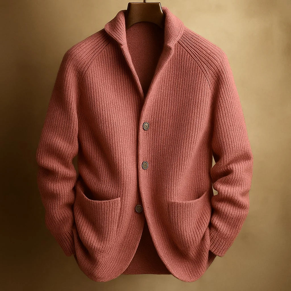 Cordano™ Cárdigan Atemporal de Lana para Hombre