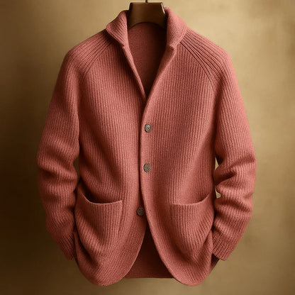 Cordano™ Cárdigan Atemporal de Lana para Hombre
