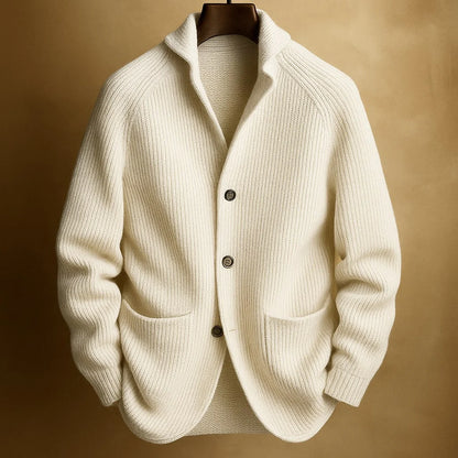 Cordano™ Cárdigan Atemporal de Lana para Hombre