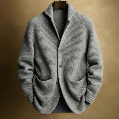 Cordano™ Cárdigan Atemporal de Lana para Hombre
