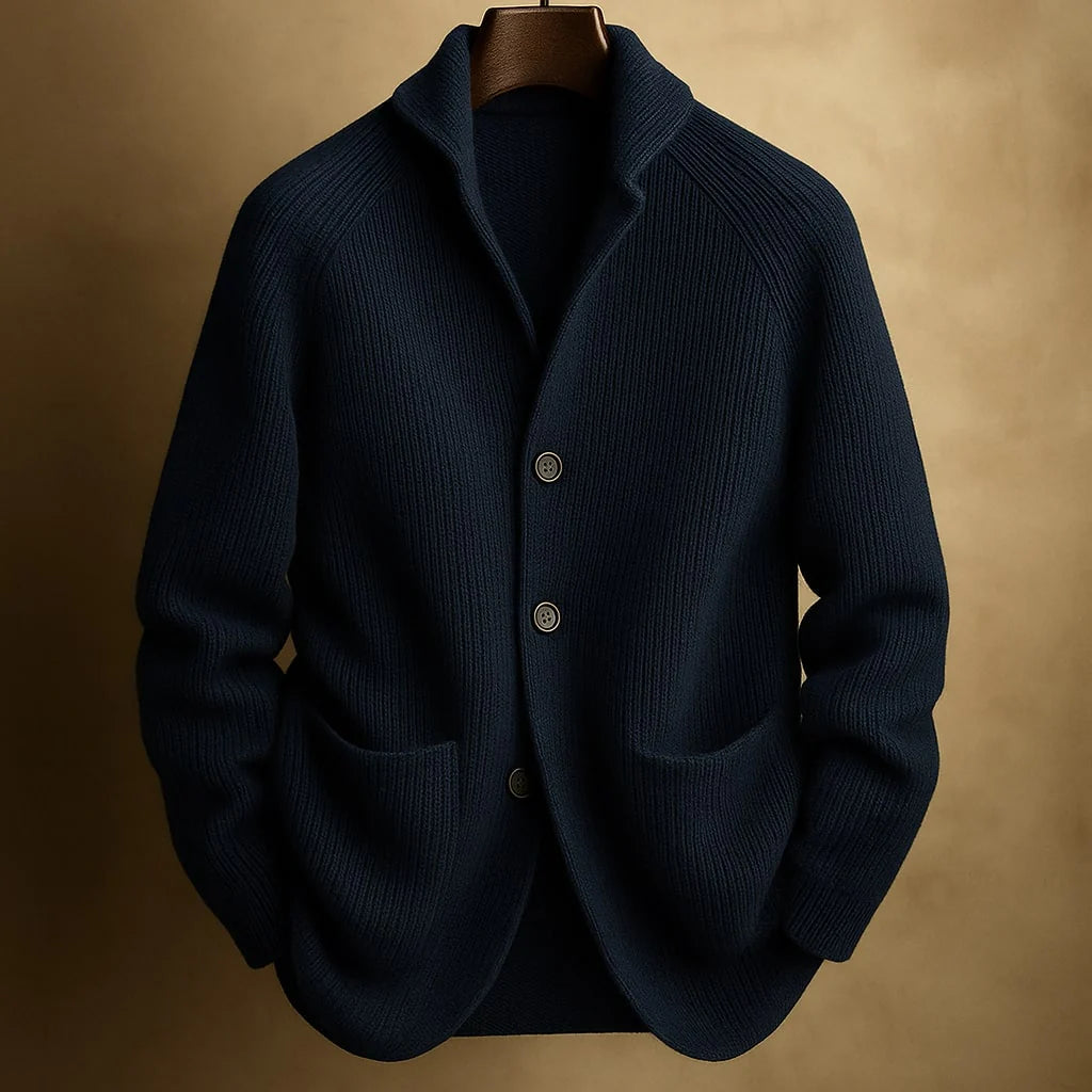 Cordano™ Cárdigan Atemporal de Lana para Hombre