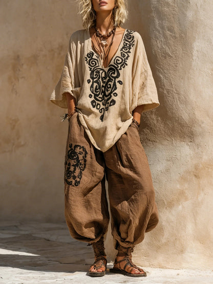 Zosia™ Conjunto de Arte Bohemio Nómada de Tres Piezas