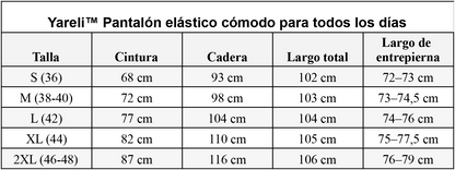 Yareli™ Pantalón elástico cómodo para todos los días