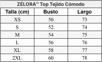 ZÉLORA™ Top Tejido Cómodo