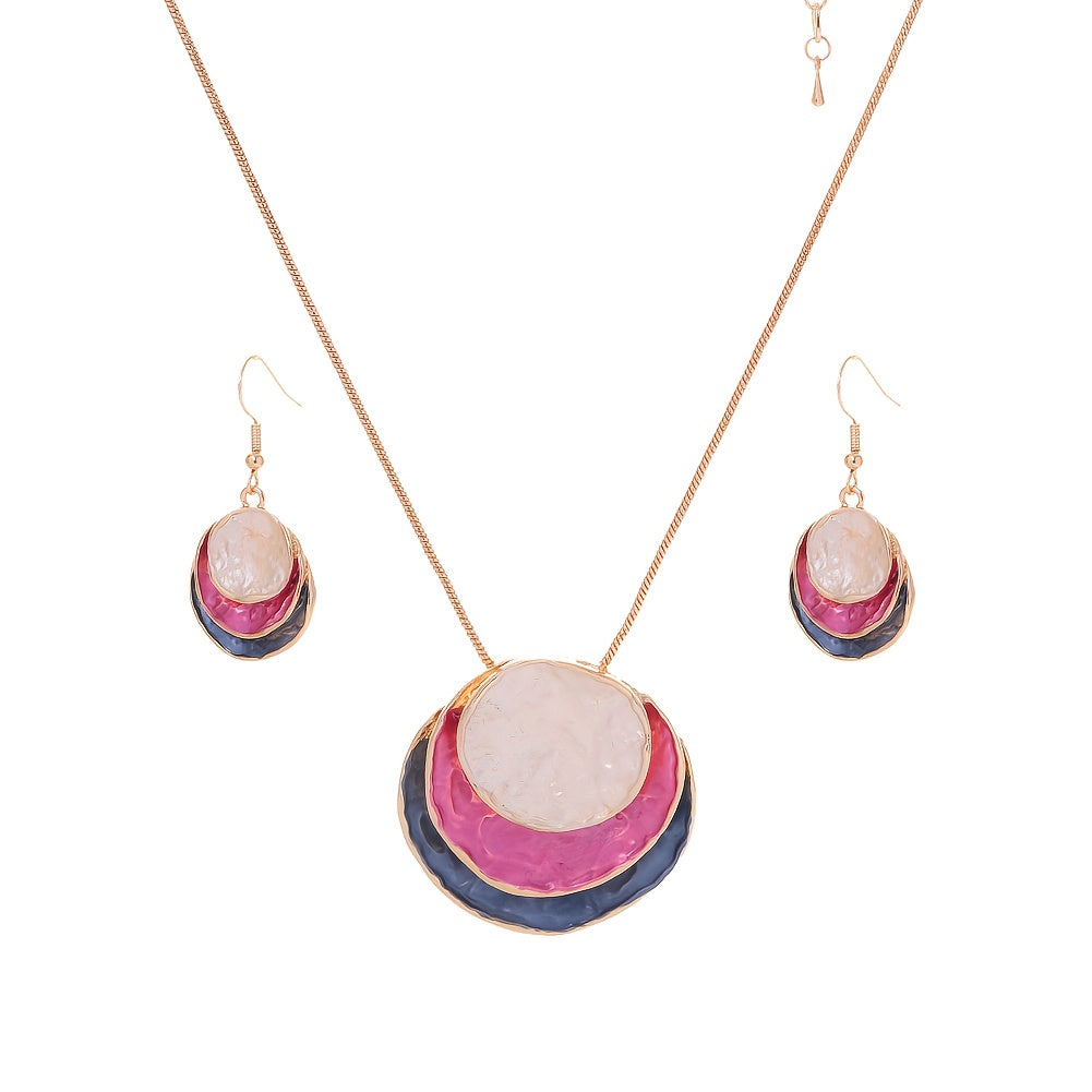 Vedae™ Aretes Elegantes de Flor con Acabado Dorado y Perla