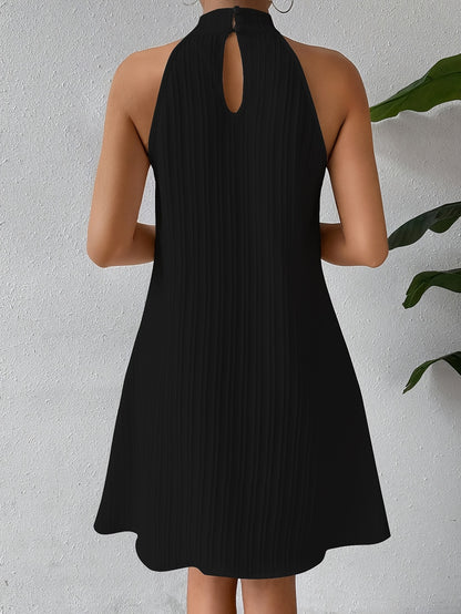 Alora™ Vestido Corto Bohemio de Tirantes con Rayas Verticales
