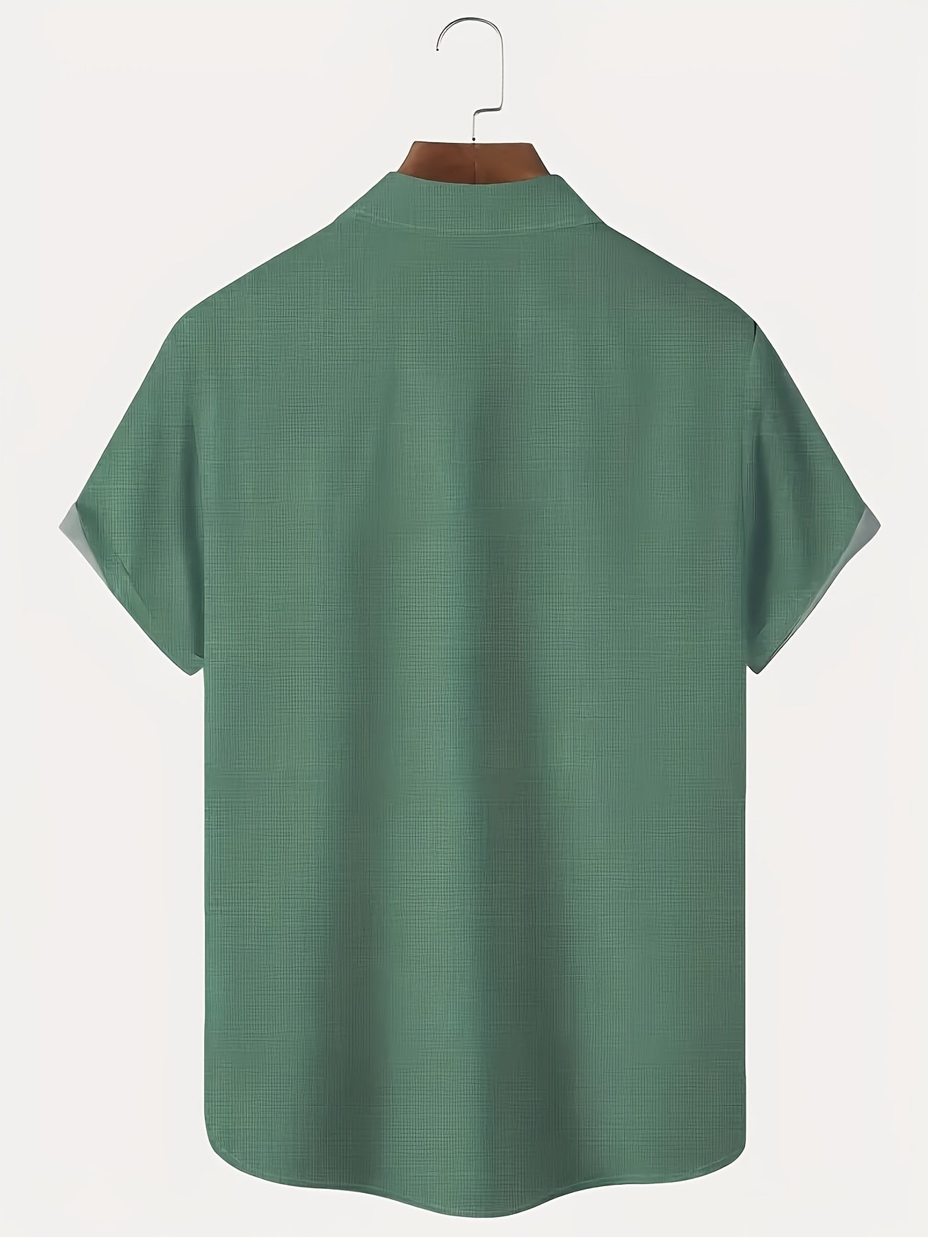 Carter™ Camisa Vintage para Hombre con Estampado Étnico y Estilo Tropical