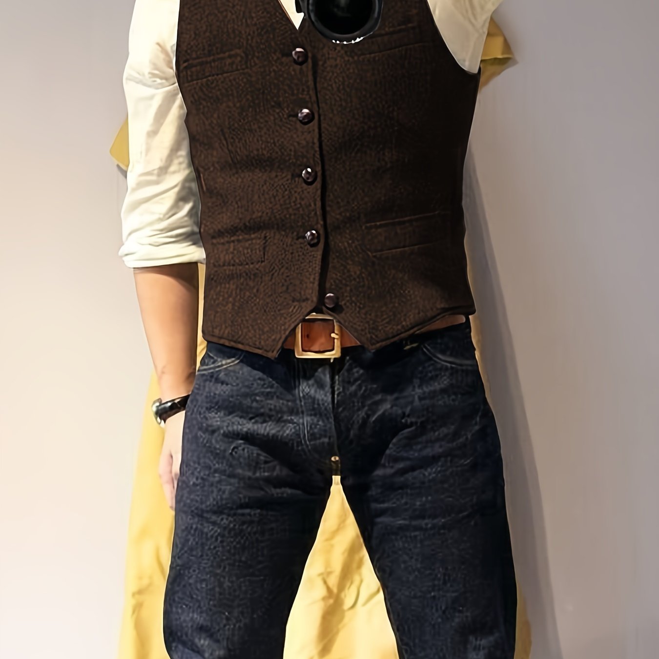 Zoltan | Chaleco Vintage de Espiga con Estilo Clásico y Elegancia Atemporal