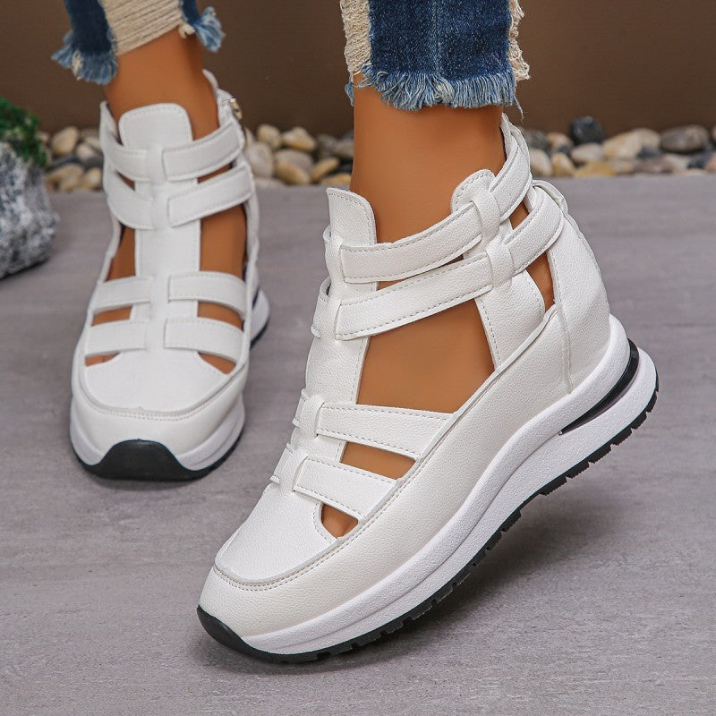 Falira™ Cómodas sandalias ligeras con cuña y cremallera lateral