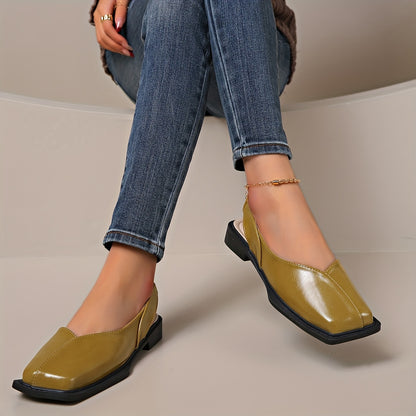 Darya™ Sandalias Elegantes de Tacón Grueso con Punta Cuadrada