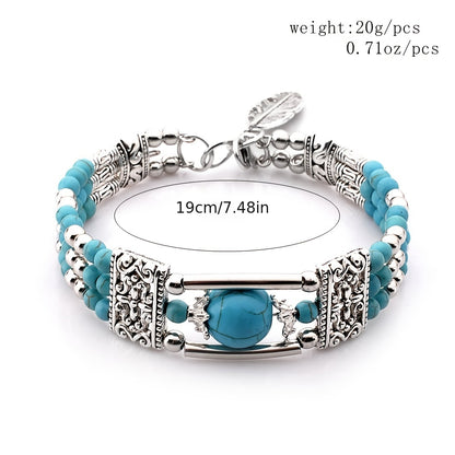 Jessae™ Pulsera de Piedras Naturales con Estilo Artesanal y Energía Natural