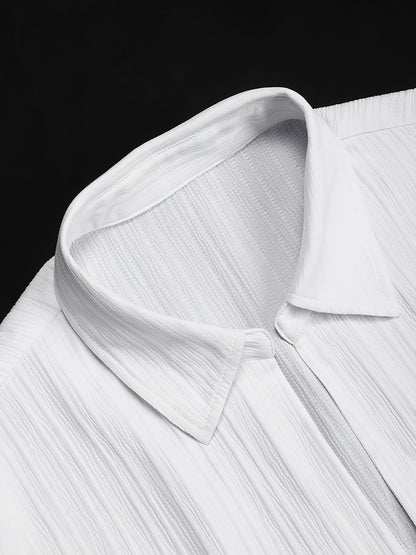 Foxton™ Camisa Casual de Manga Larga para Hombre con Estilo Atemporal