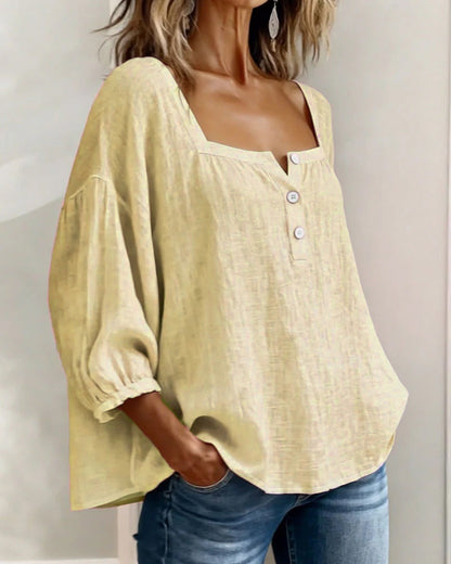 Zella™ Blusa Elegante de Corte Fluido y Estilo Sofisticado