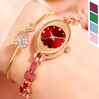 Doreya™ Reloj de pulsera para mujer con zirconias de colores