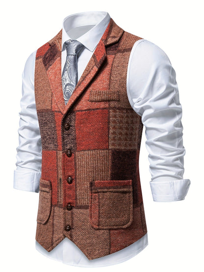 Walter™ Chaleco Clásico de Patchwork