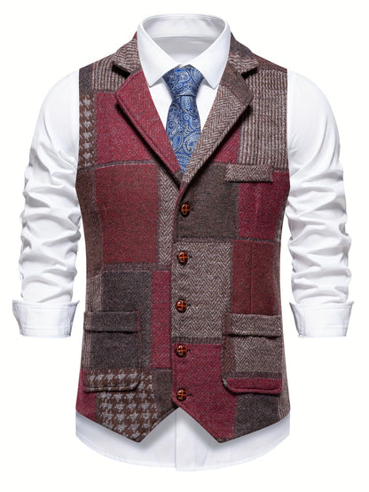Walter™ Chaleco Clásico de Patchwork
