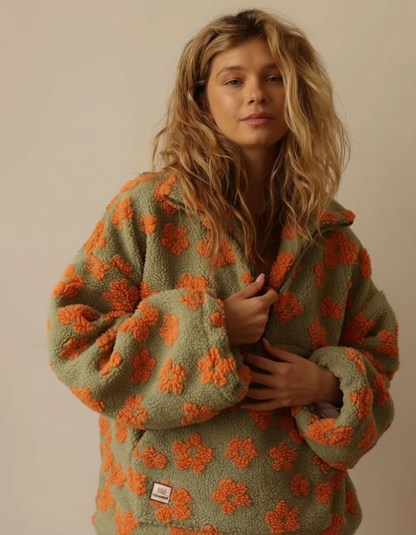 Fiorenne™ Sudadera Polar Flower Power