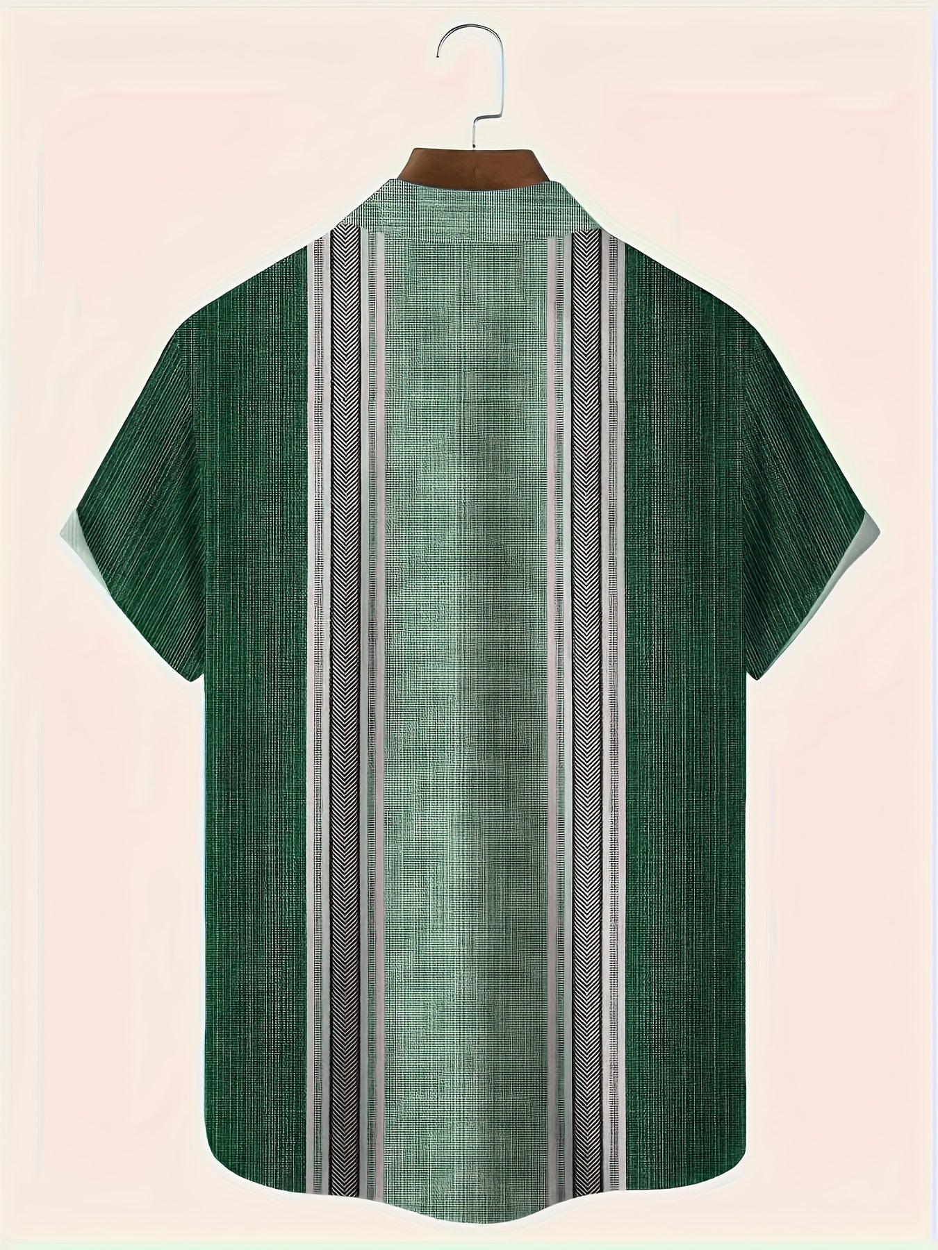 Axton | Camisa de Rayas para Hombre con Estilo Casual y Frescura Veraniega