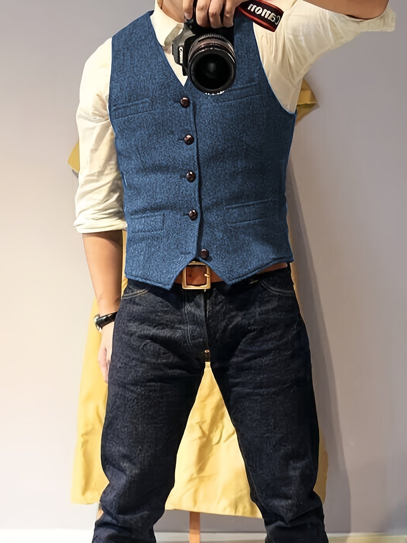Zoltan | Chaleco Vintage de Espiga con Estilo Clásico y Elegancia Atemporal