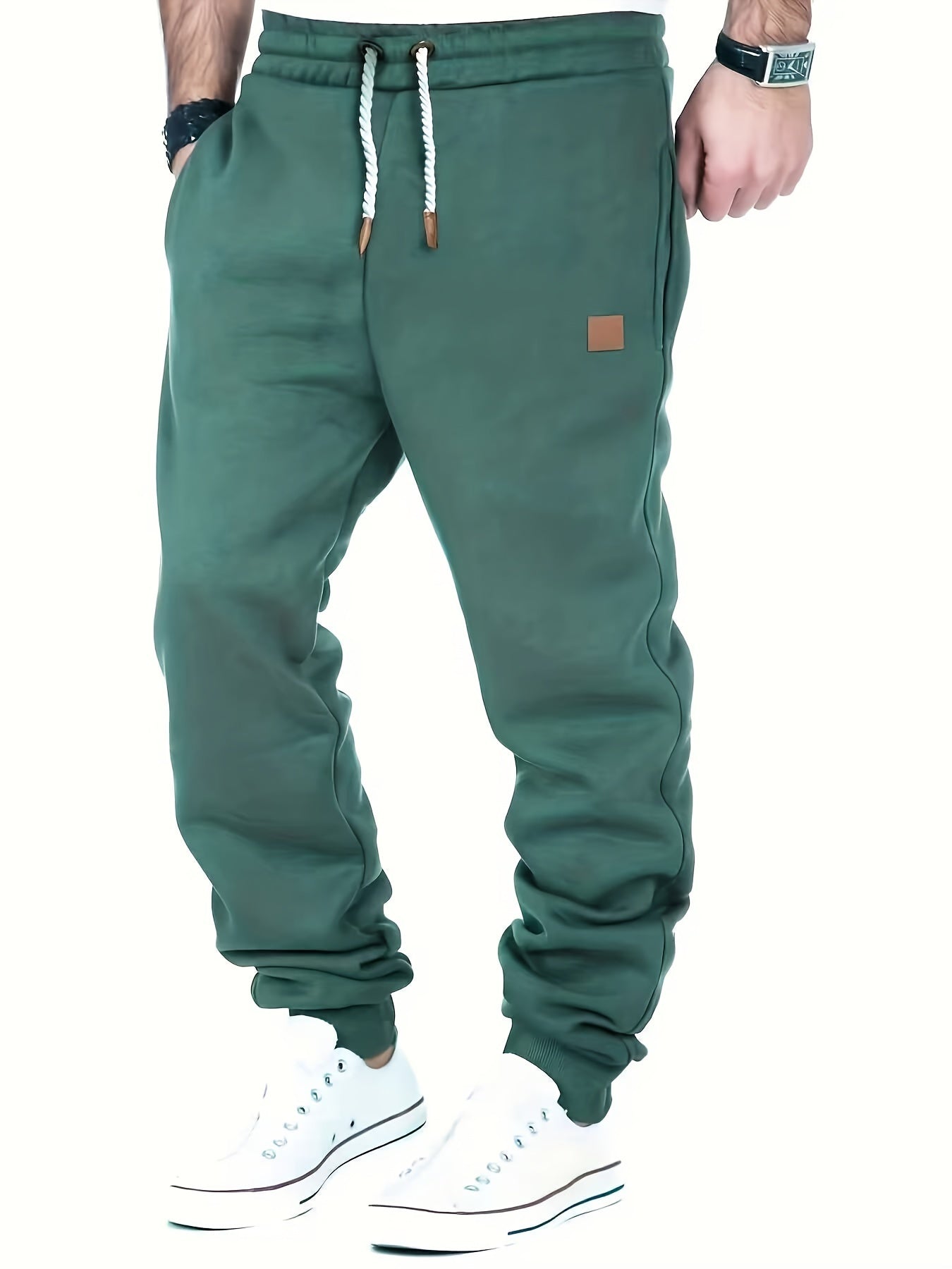 Rovanto™ Pantalones Casual de Corte Slim para Hombre con Cintura Ajustable para Otoño e Invierno