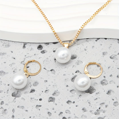 Isara™ Set de Joyería con Perlas Elegantes y Acabado Sofisticado