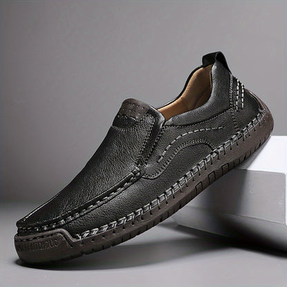 Zorvik™ Mocasines Británicos para Hombre con Costuras Artesanales y Suela Antideslizante