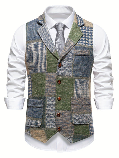 Walter™ Chaleco Clásico de Patchwork