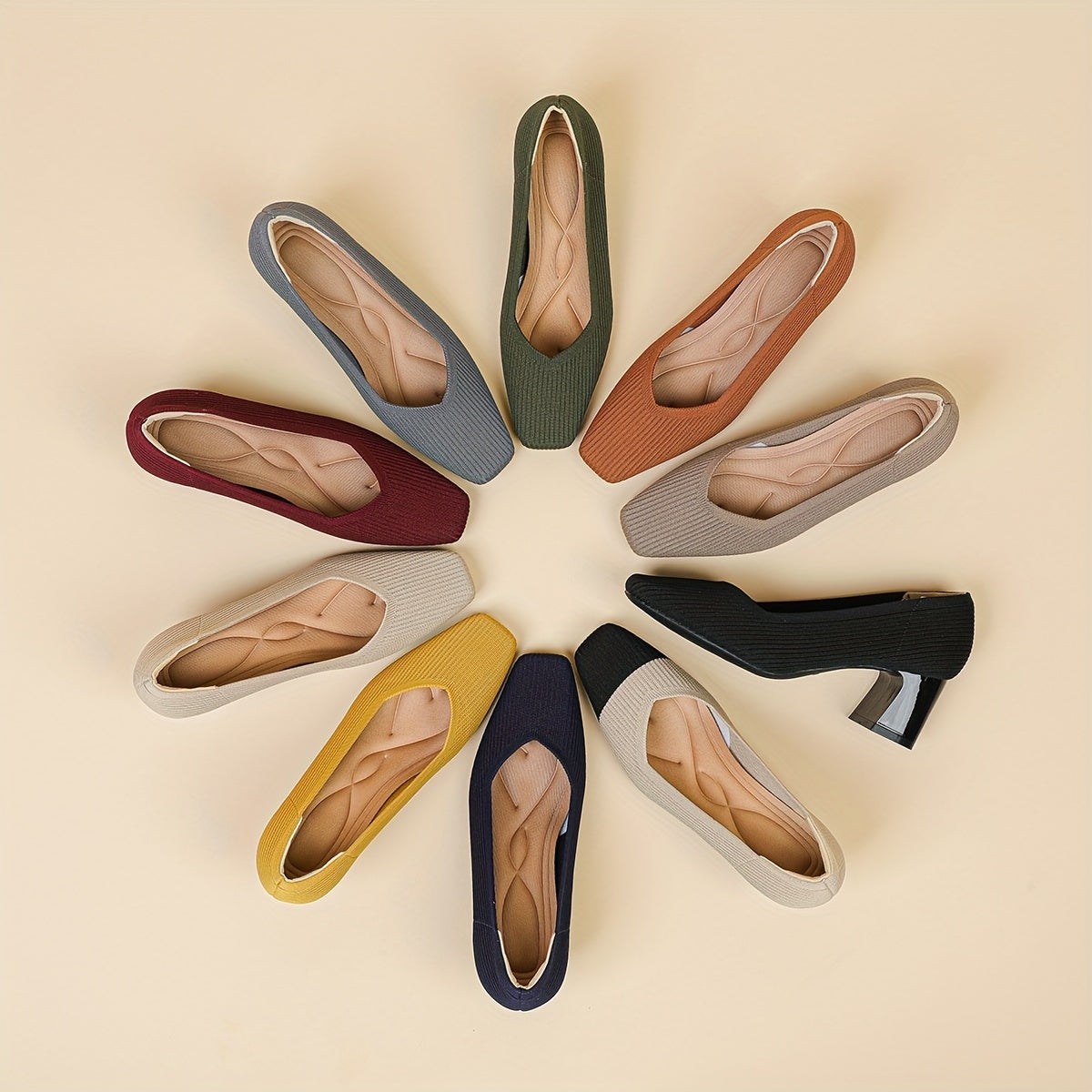 Yvaine™ Tacones cómodos con soporte estable para un ajuste sin dolor