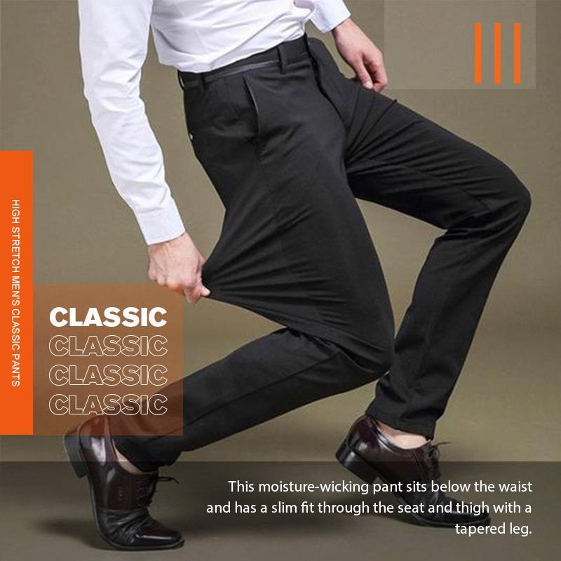 Quavero™ Pantalón clásico para hombre con alta elasticidad