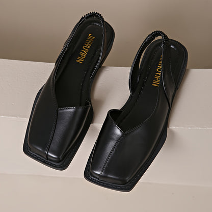 Darya™ Sandalias Elegantes de Tacón Grueso con Punta Cuadrada
