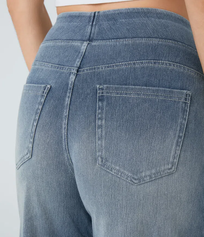 Karellea™ Jeans Pierna Ancha Cintura Alta Stretch
