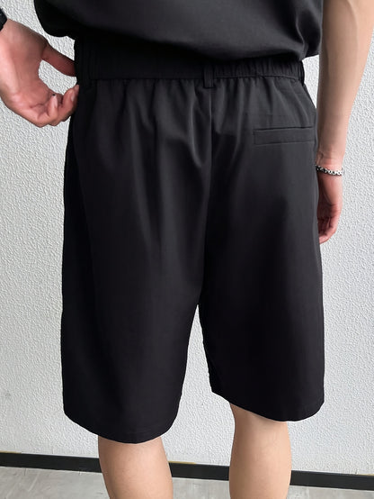 Evoxine™ Pantalones Cortos Plisados para Hombre con Estilo Casual Moderno