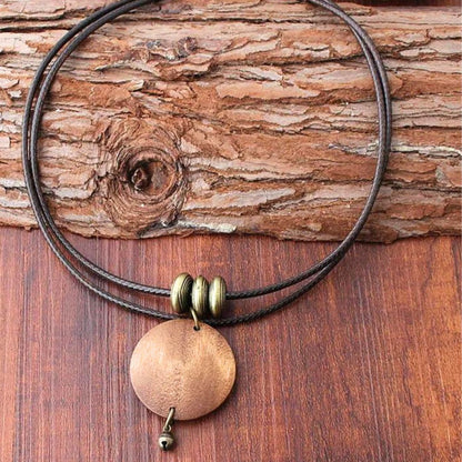 Origen™ Collar Árbol de la Vida en Madera Natural