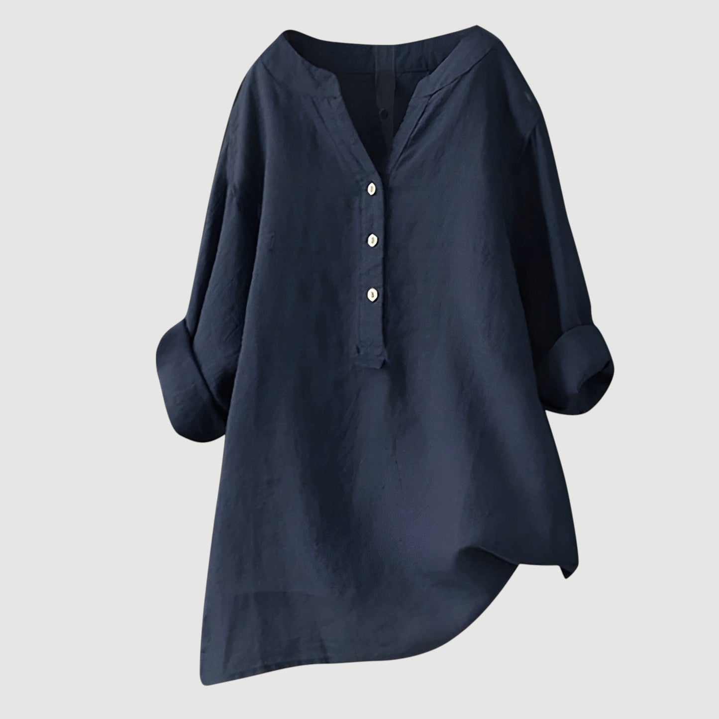 Gavienne™ Blusa femenina de lino ligera y cómoda