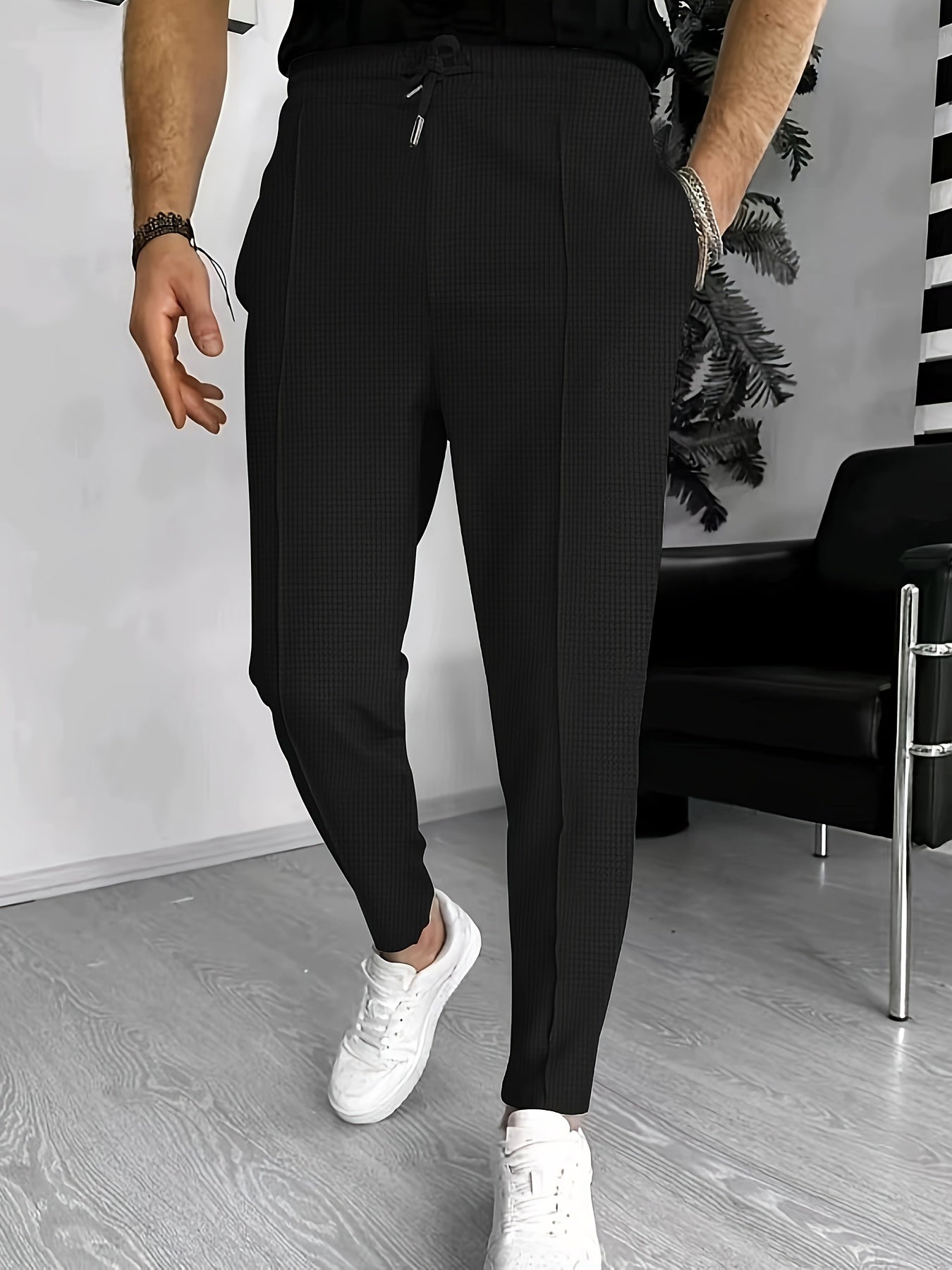 Yaxolt | Pantalón Texturizado de Corte Relajado con Máxima Comodidad