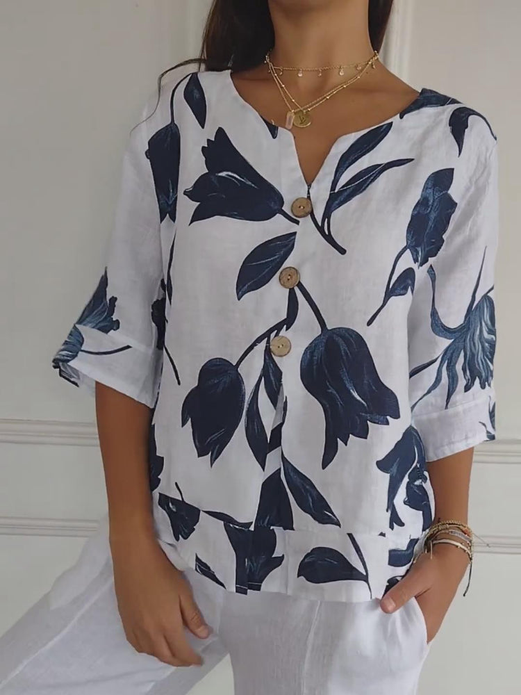 Jolirae™ Vestido Estampado Elegante con Ajuste Cómodo y Estilo Casual