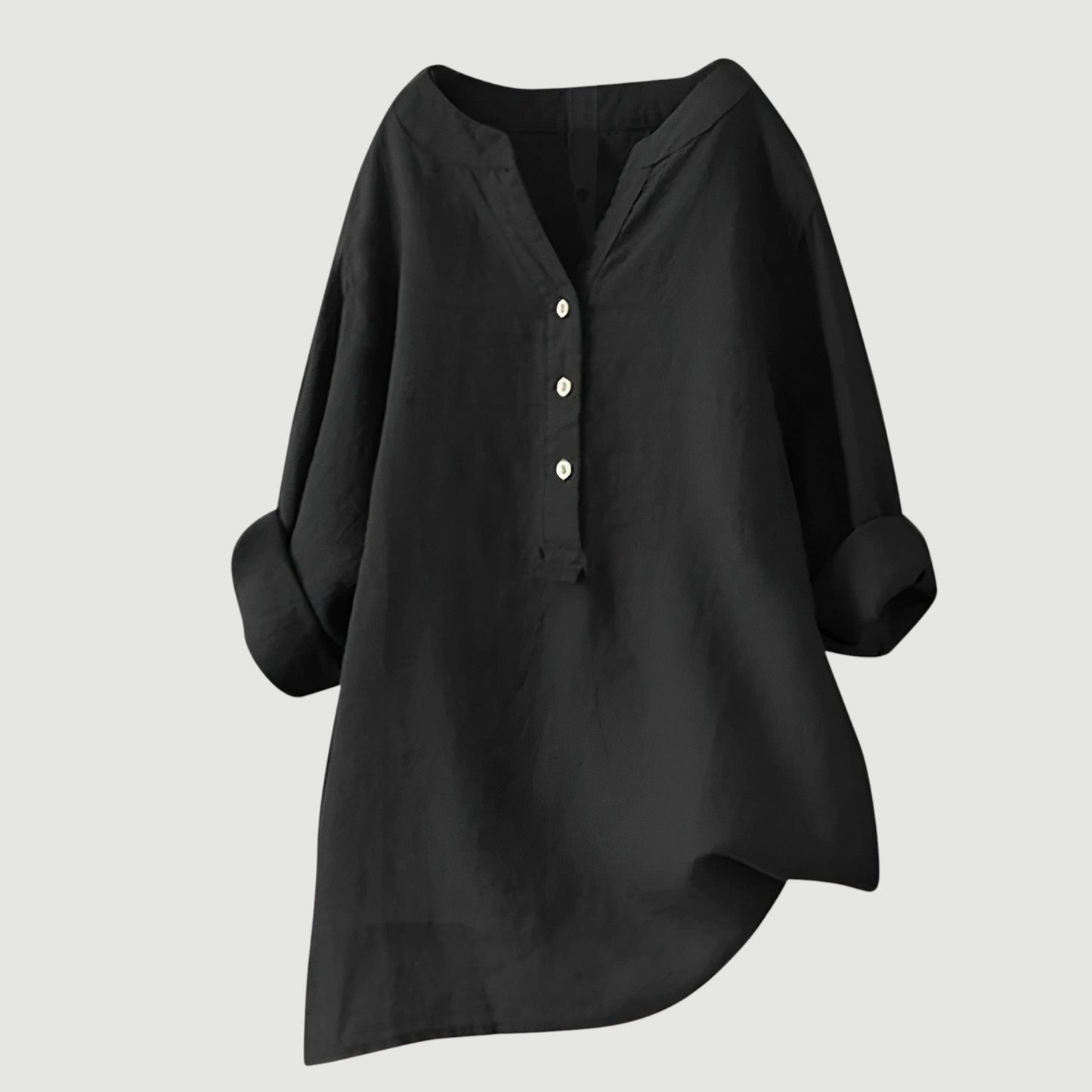 Gavienne™ Blusa femenina de lino ligera y cómoda