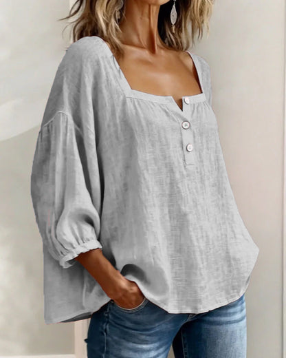 Zella™ Blusa Elegante de Corte Fluido y Estilo Sofisticado