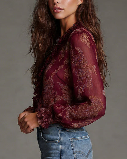Arden™ Blusa Elegante con Media Cremallera y Corte Moderno