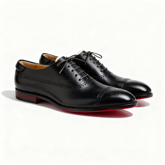 Valcero™ Zapato Oxford Brogue Clásico en Cuero