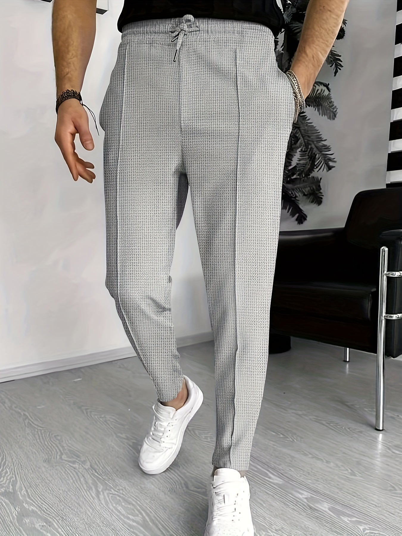 Yaxolt | Pantalón Texturizado de Corte Relajado con Máxima Comodidad