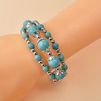 Jessae™ Pulsera de Piedras Naturales con Estilo Artesanal y Energía Natural