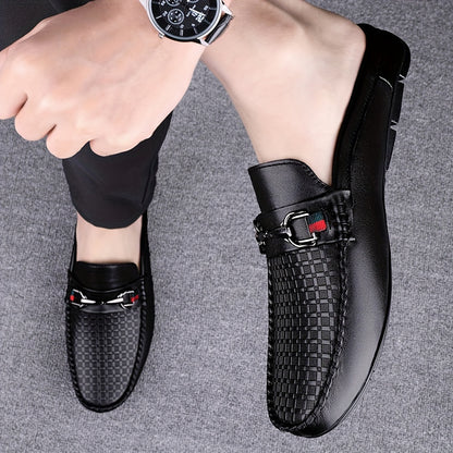 Caelric™ Zapatos Mule Retro para Hombre con Diseño Abierto y Máxima Comodidad