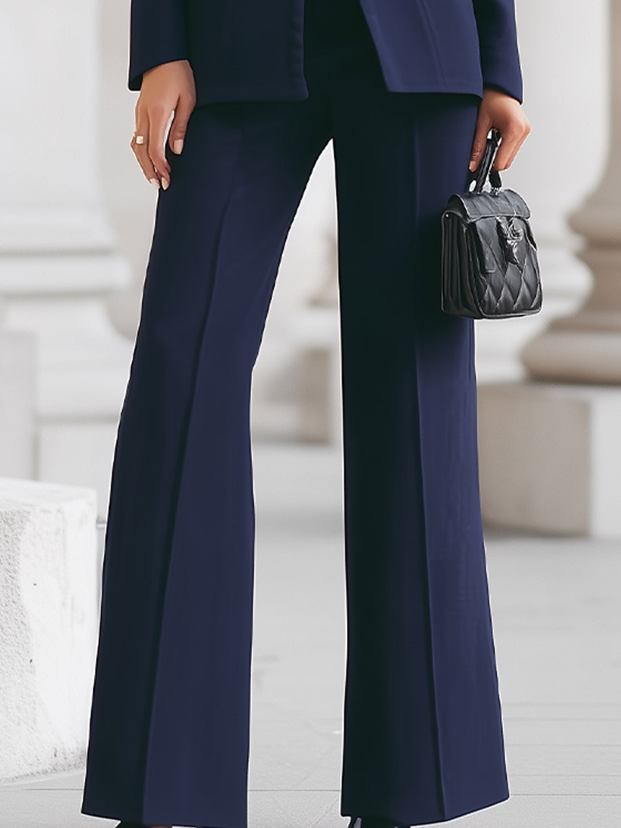 Solviera™ Conjunto Casual-Elegante de Blusa y Pantalón