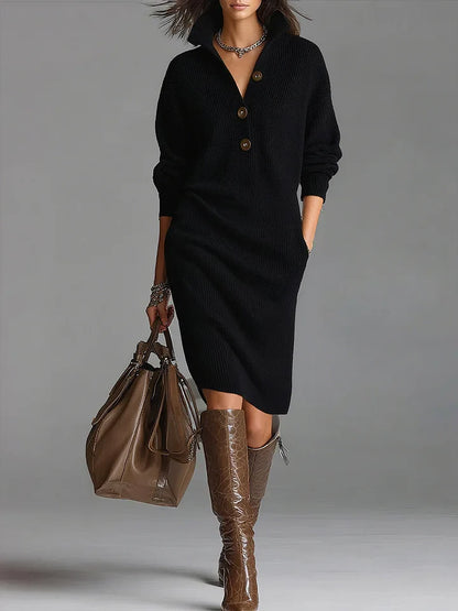 Velmira™ Vestido tejido casual elegante fácil de combinar