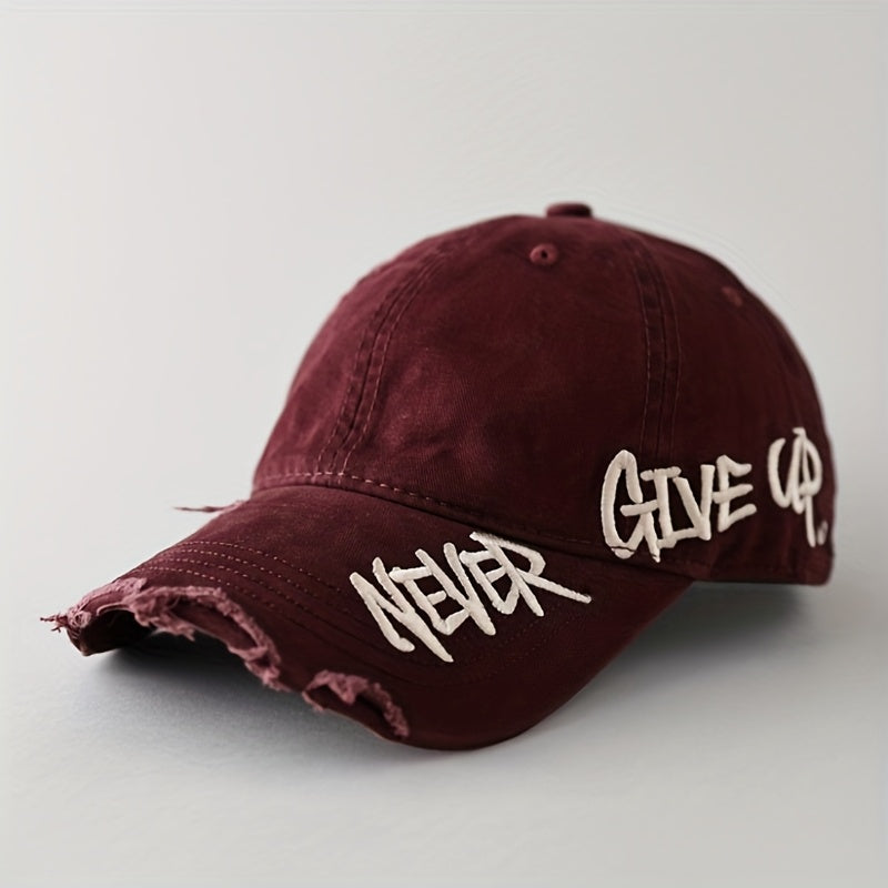 Veltrano™ Nunca Te Rindas Gorra Desgastada
