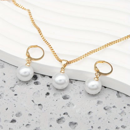 Isara™ Set de Joyería con Perlas Elegantes y Acabado Sofisticado
